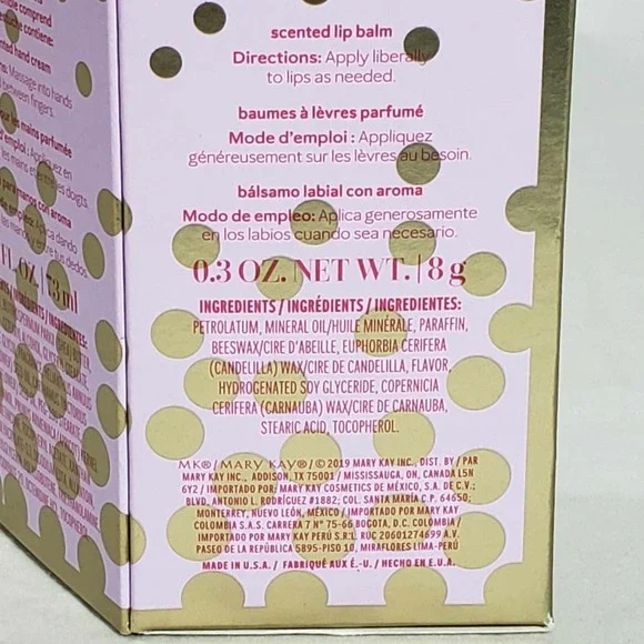 MARY KAY Coconut Mousse Gift Set with Hand Cream & Lip Balm Limited Edition NEW - Picture 7 of 7